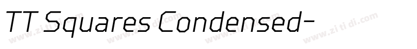 TT Squares Condensed字体转换